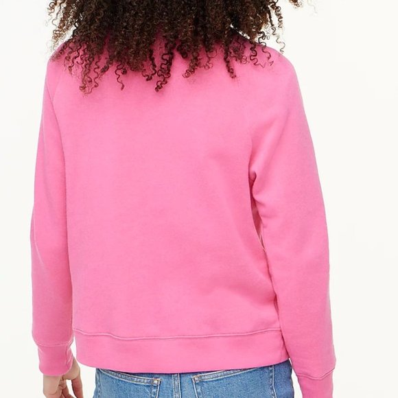 J.Crew Factory Wide button-collar Pullover Sweatshirt in Cloudspun Fleece - Picture 3 of 10